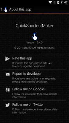 QuickShortcutMaker android App screenshot 1